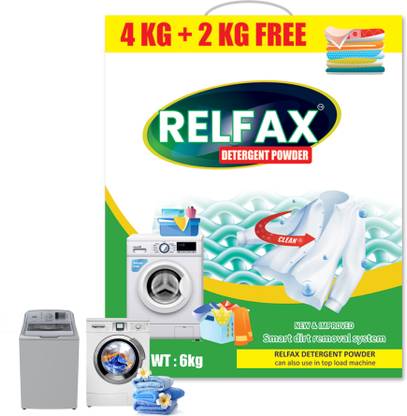 Relfax Matic Front Load And Top load Detergent Powder (Long Lasting Fragrance)