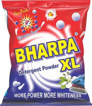 BHARPA XL Top Load Washing Powder 1KG (1KG Free) Detergent Powder Detergent Powder (Lemon)