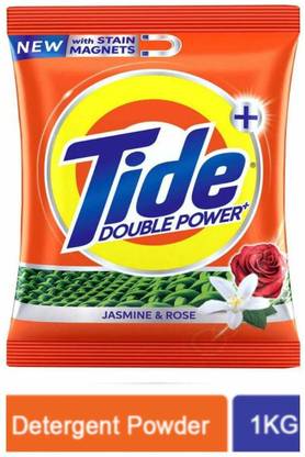 Tide Double Power Plus Jasmine & Rose ## Pack Of (1KG) Detergent Powder