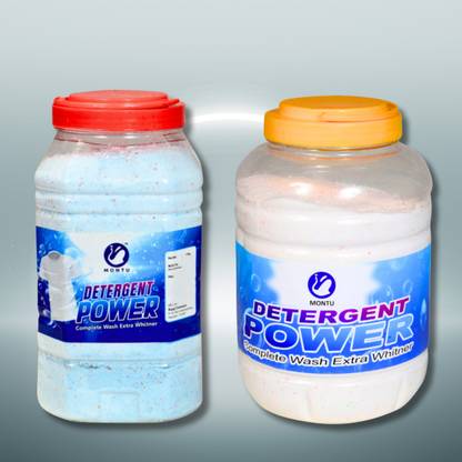 MONTU "conquer toughest spots: our 9kg deep clean detergent powder ultimate freshness" Detergent Powder (lime and lemon fragrance 8 hours)
