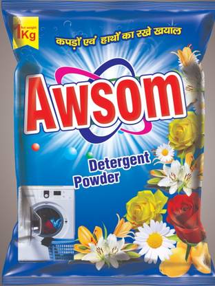 Awsom detergent powder Awsom detergent Detergent Powder (Lemon)