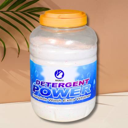MONTU "CitrusFusion Magic: Deep Clean Technology with Intense Lime Lemon Aroma" Detergent Powder (lime and lemon)