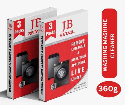 JBRETAIL Original Descaling Powder for Washing Machine New Pack 360g Detergent Powder