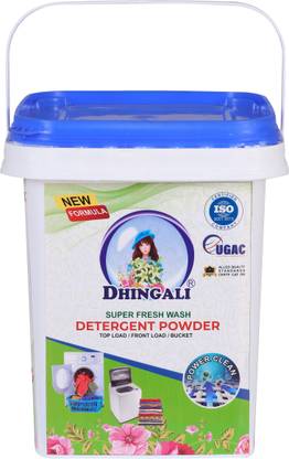 DHINGALI LAUNDREY DETERGENT POWDER 3KG Detergent Powder (FRESH)