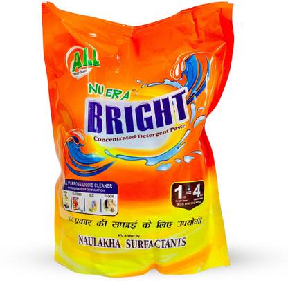 NU ERA Naulakha Surfactants Bright Concentrated Detergent Paste(1 kg Each Pack Of 3) Detergent Powder