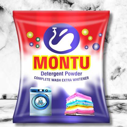 MONTU Laundry Detergent Powder: Your Gateway to Clean, Fragrant, Stain-Free Clothes Detergent Powder (Lime & Lemon Fragrance)