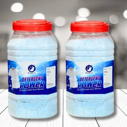 MONTU "Enhanced Clean Power: 5+5kg Detergent Powder for Lasting Freshness" Detergent Powder (lime and lemon)