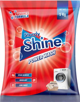 Sturdy shine Washing Expert Machine Wash DetergentFragrance of AromaRemove StainFor Top and Front Load Detergent Powder (Lemon)