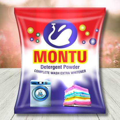 MONTU Detergent Powder Washing Cleaning Deep Top/Front Load Wash Detergent Powder (lime and lemon fragrance 8 hours)