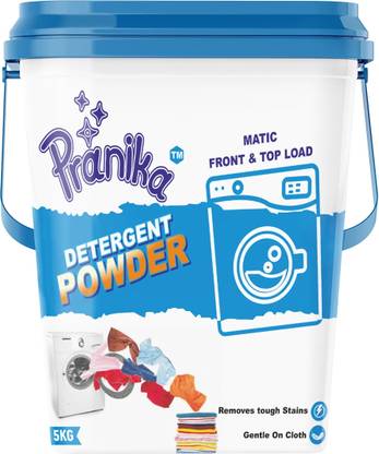 PRANIKA Max Clean Detergent Powder for Washing Machine ( TOP Load / FRONT Load) Detergent Powder (Active Fresh)  (5 kg)