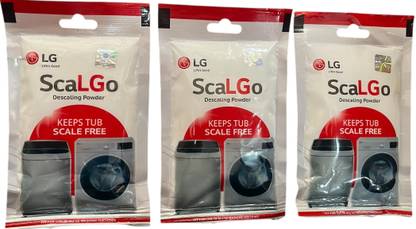 LG scaLGo descaling powder For All type Front load & Top Load Washing Machine Detergent Powder (Original)
