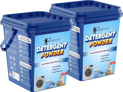 FLEXFIVE Preserve Shine, Easy Dissolve Wonder Wash Blue Detergent Powde Detergent Powder (Fresh)