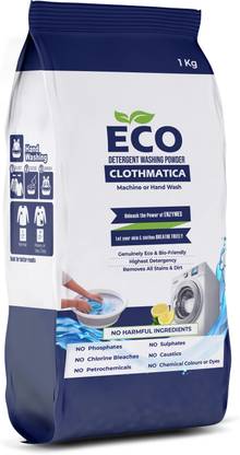 ECO Laundry Detergent Washing Powder No Harmful Ingredients for Front & Top Load Detergent Powder (Fresh)