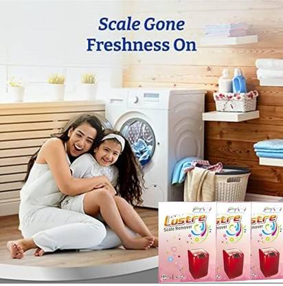 Godrej Lustre Scale Remover For Front /Top Load Washing Machine Pack Of 3 Dishwashing Detergent