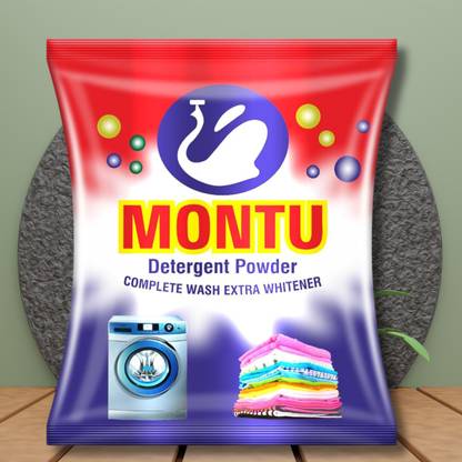 MONTU 5KG Detergent Powder Remove Stain Easily Top/Front Load Washing Gentle Wash Detergent Powder (lime and lemon fragrance 8 hours)