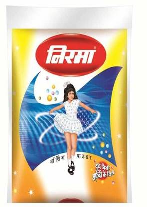 Nirma Detergent powder with vim 3(200gm) with 4 wheel (210gm) with brush with scrub Detergent Powder