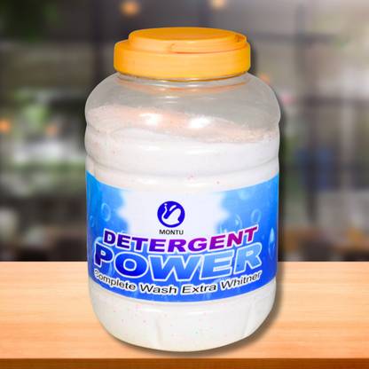 MONTU "CitrusGlow: Deep Clean Technology with Lasting Lime Lemon Aroma" Detergent Powder (lime and lemon)