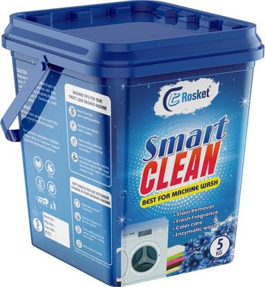 EROSKET Bright Like New Matic Front/Top Load Smart Clean Blue Detergent Powder 5 kg Detergent Powder (Fresh)