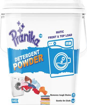 PRANIKA Matic Detergent Powder for Washing Machine (TOP/ FRONT Load) Detergent Powder (Active Fresh)