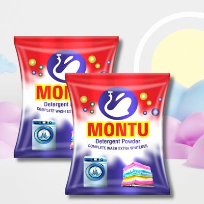 MONTU washing detergent powder clean fresh wash 10kg deep clean Detergent Powder (lime and lemon)