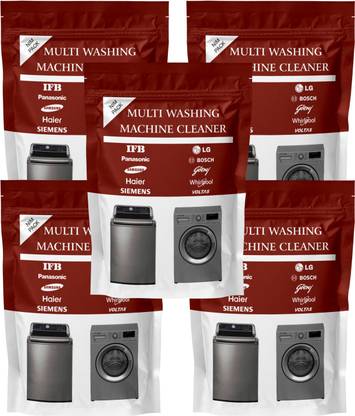 Thalaiva Descaling Drum Cleaning Powder Stain Remover (Pack Of 5) Detergent Powder (Floral)