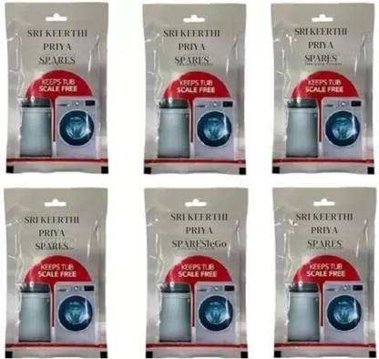 SRI KEERTHI PRIYA SPARES ScaleGo L.G Washing Machine Detergent Descaling Powder 400 g Pack of 6 Detergent Powder (NA)