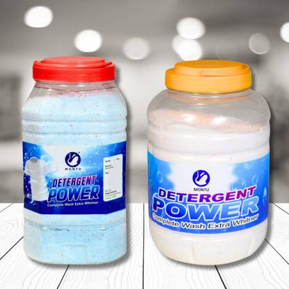 MONTU "Anti-Bacterial Bliss: Surf Detergent Powder's Easily Dissolvable Formula" Detergent Powder (lime and lemon fragrance 8 hours)
