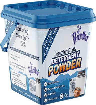 PRANIKA Premium Matic Top/Front Load | Stain Removal in Washing Machine | Detergent Powder (active fresh)