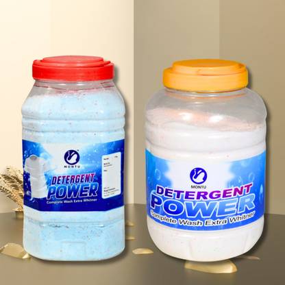 MONTU "Unveiling Our 9kg Deep Clean Detergent Powder: The Ultimate Stain Fighter" Detergent Powder (Lime & Lemon Fragrance 8 Hours)