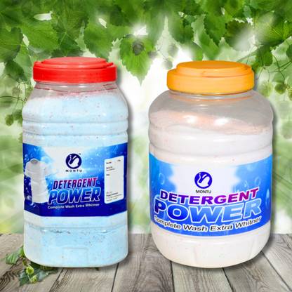 MONTU Stubborn Stains with Our 9kg Deep Clean Detergent Powder, Guaranteed" Detergent Powder (lime and lemon)