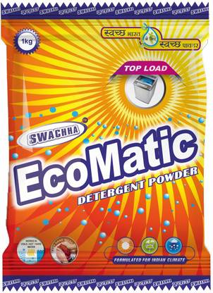 Swachha Eco Matic Detergent Powder 5 kg Pack Of 5 Detergent Powder (Blossom Fresh)
