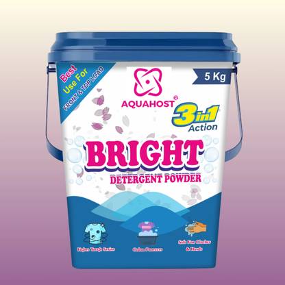 AQUAHOST Washing Machine Powder Detergent – Top & Front Load Compatible Detergent Powder (Active Fresh)