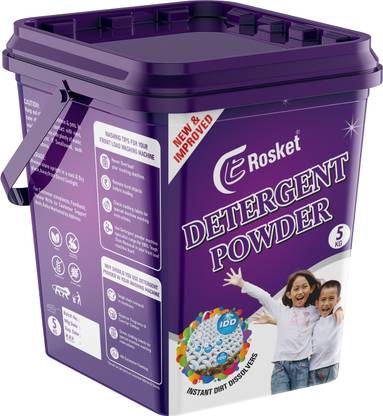 EROSKET Bright Like New Matic Front/Top Load Purple Detergent Powder 5 kg Detergent Powder (Fresh)