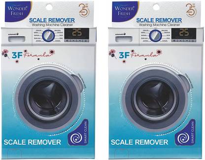 wonder fresh washing machine scale remover Detergent Powder Front and Top Load Detergent Powder (Lemon)