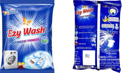 EZY WASH Detergent Powder (Pack of 2) Detergent Powder (Fresh)
