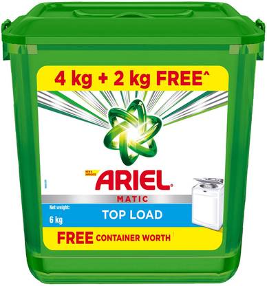 Ariel Matic Top Load Washing Powder 4 kg + 2 kg free Detergent Powder