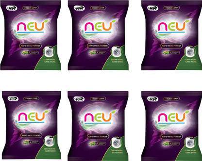 NEU Front Load Matic [4kg+2kg] detergent powder combo 6kg Detergent Powder (Lemon)