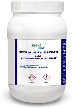 RIGHTPURE Sodium Lauryl Sulphate (SLS) Sodium Dodecyl Sulphate (SDS) Detergent Powder (Odorless)