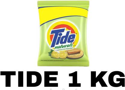 Tide NATURAL OF LEMON & CHANDAN 500G *(PACK OF 1)* Detergent Powder