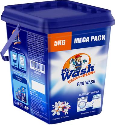 Mr wash Plus Mega Pack Detergent Powder (Flowers)