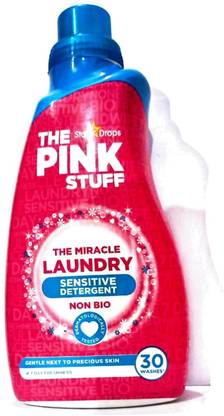 Stardrops THE PINK STUFF Sensitive Non-Bio Liquid 30W Detergent Powder