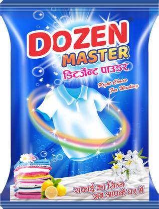 DOZEN WASHING POWDER 1 KG Detergent Powder (JASMINE)
