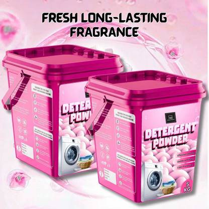 BLISS & BLUSH Detergent Liquid 10Kg Matic Front/Top Load Bright Wash with Quick Rinse Detergent Powder (Fresh)