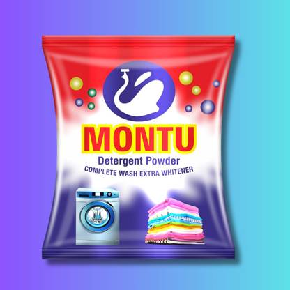 MONTU Detergent Powder/Surf Water Dissolve Easily Deep Clean's Stain-Removing Detergent Powder (lime and lemon fragrance 8 hours)
