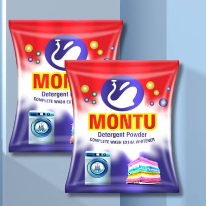 MONTU Tough on Stains, Gentle on Fabrics: Top Load Detergent Powder Detergent Powder (lime and lemon)