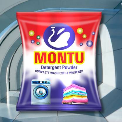 MONTU gentle in your clothes remove tough stain easily top/front load detergent Detergent Powder (lime and lemon)