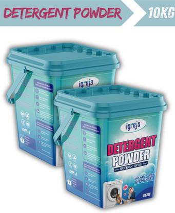 IGREJA Bright Like New Front/Top Load Wonderwash Blue Detergent Powder 10kg Detergent Powder (Fresh)