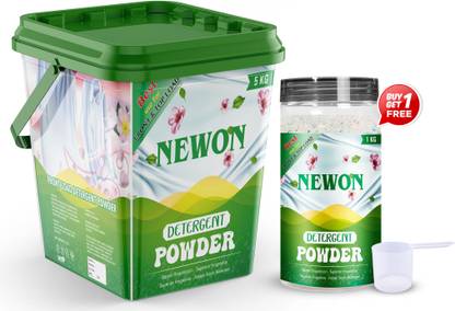NEWON Double Power Detergent Powder | Top Load & Front Load, Better clean Detergent Powder (Active Fresh)