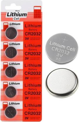 TONSY Lithium CR 2032 3v Battery (Pack Of 5) 240mAh 5-piece Watch Repair Kit