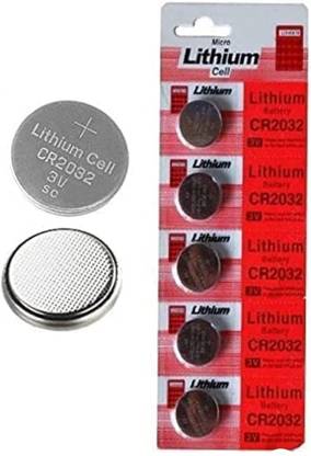 LiveStore CR2032 Coin 3v Computer Motherboard CMOS cell,Glucometer Battery 5-piece Watch Repair Kit